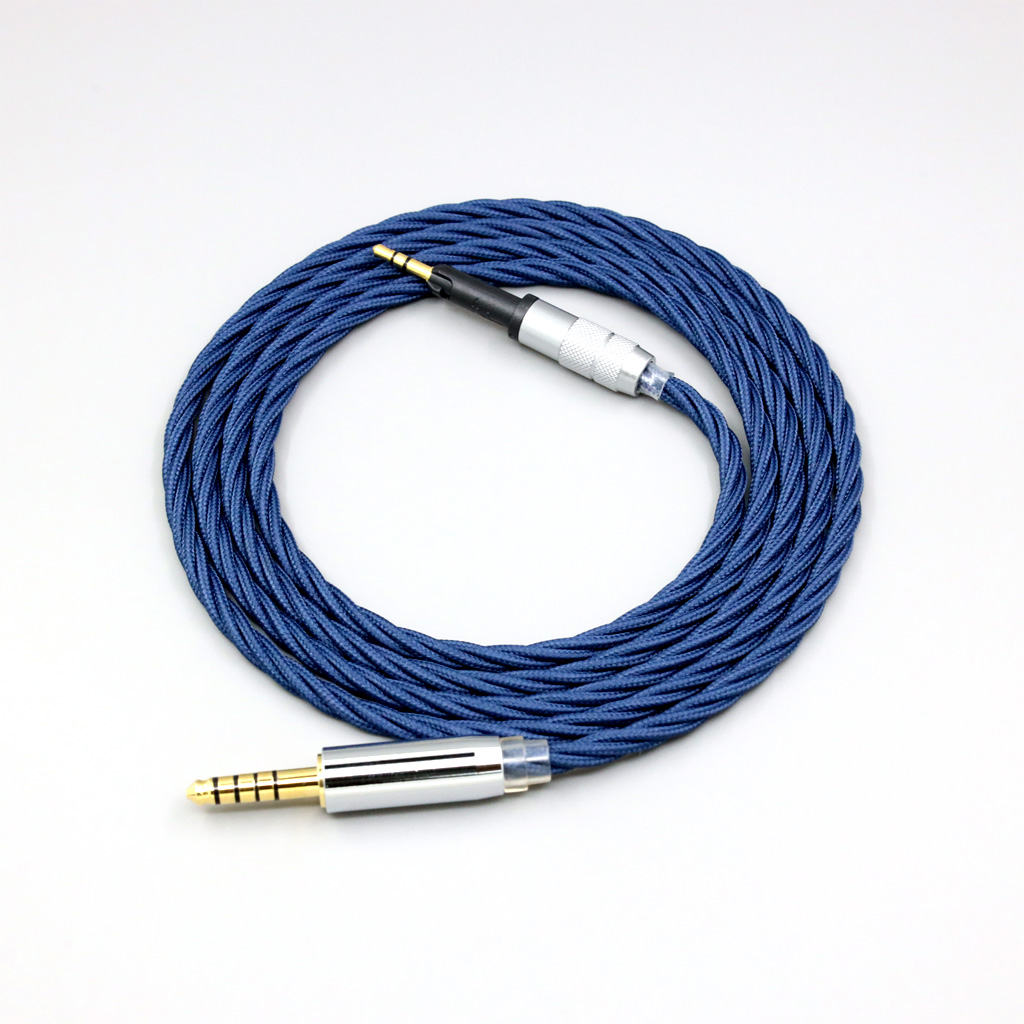 99% Pure Silver OCC Graphene Alloy Full Sleeved Earphone Cable For Sennheiser HD6 HD7 HD8 MIX DJ HD595
