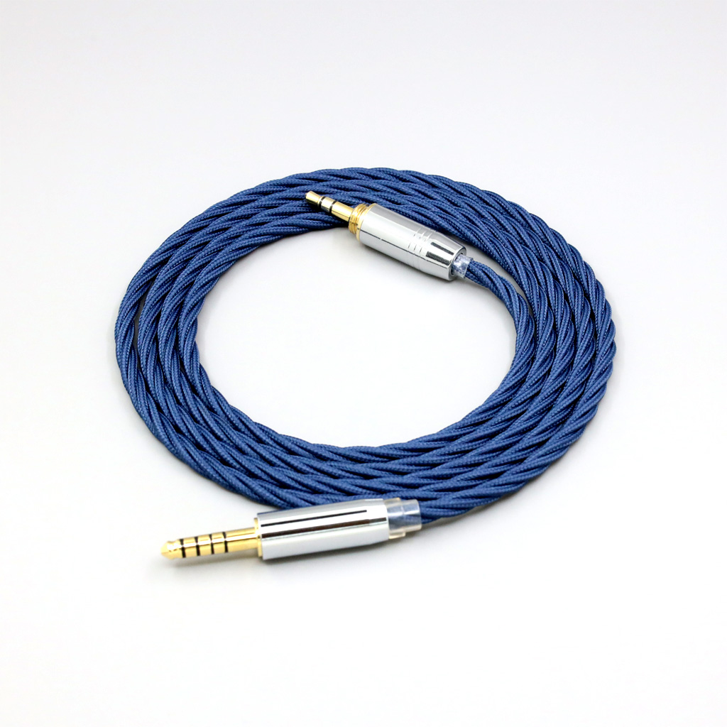 99% Pure Silver OCC Graphene Alloy Full Sleeved Earphone Cable For Audio-Technica ATH-pro500mk2 PRO700MK2 PRO5V M50 M50RD