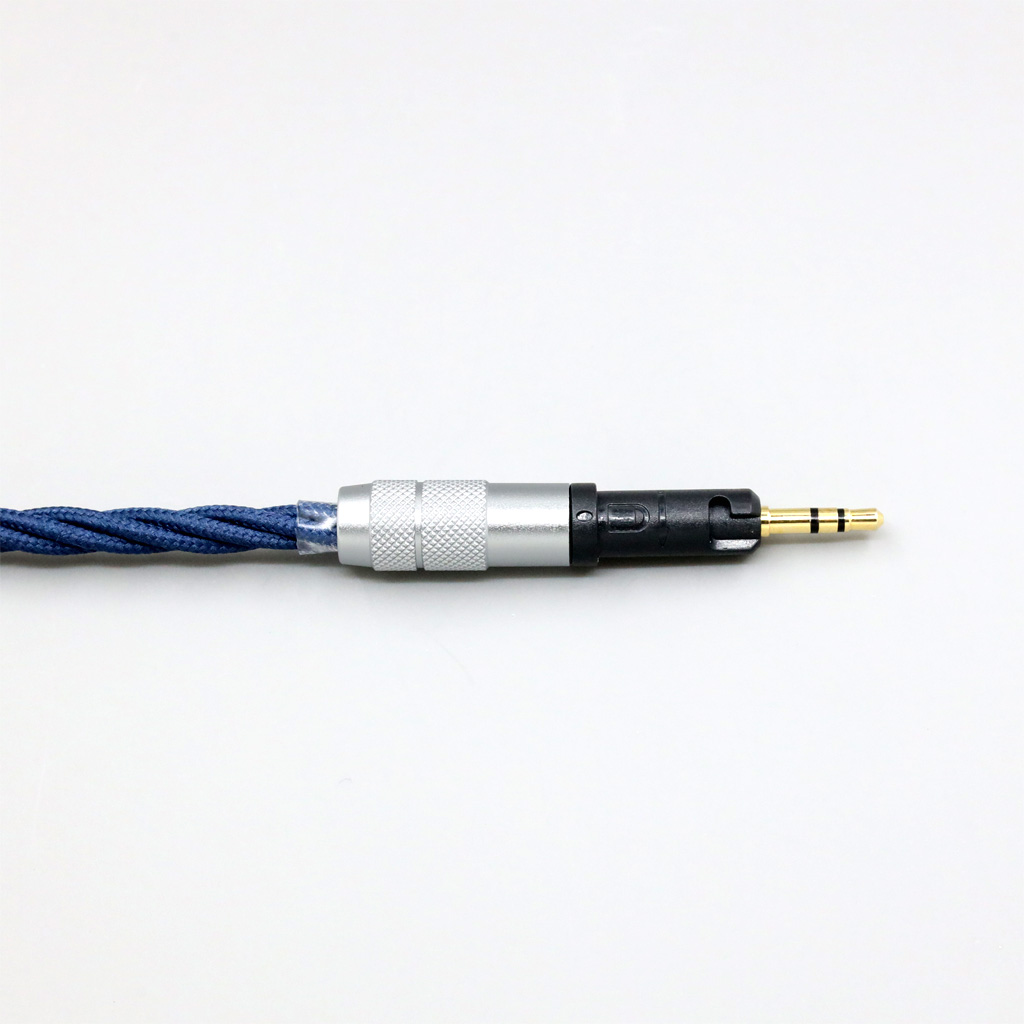 99% Pure Silver OCC Alloy Graphene Full Sleeved Earphone Cable For Audio Technica ATH-M50x ATH-M40x ATH-M70x ATH-M60x