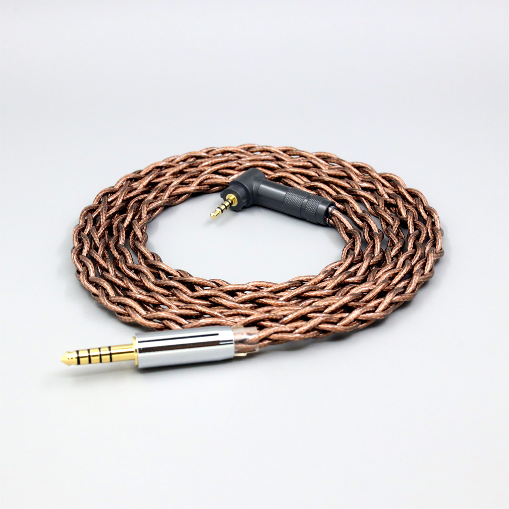 99% 24k Gold 7n Pure Silver Graphene Shield Earphone Cable For Fostex T50RP 50TH Anniversary RP Stereo Headphone