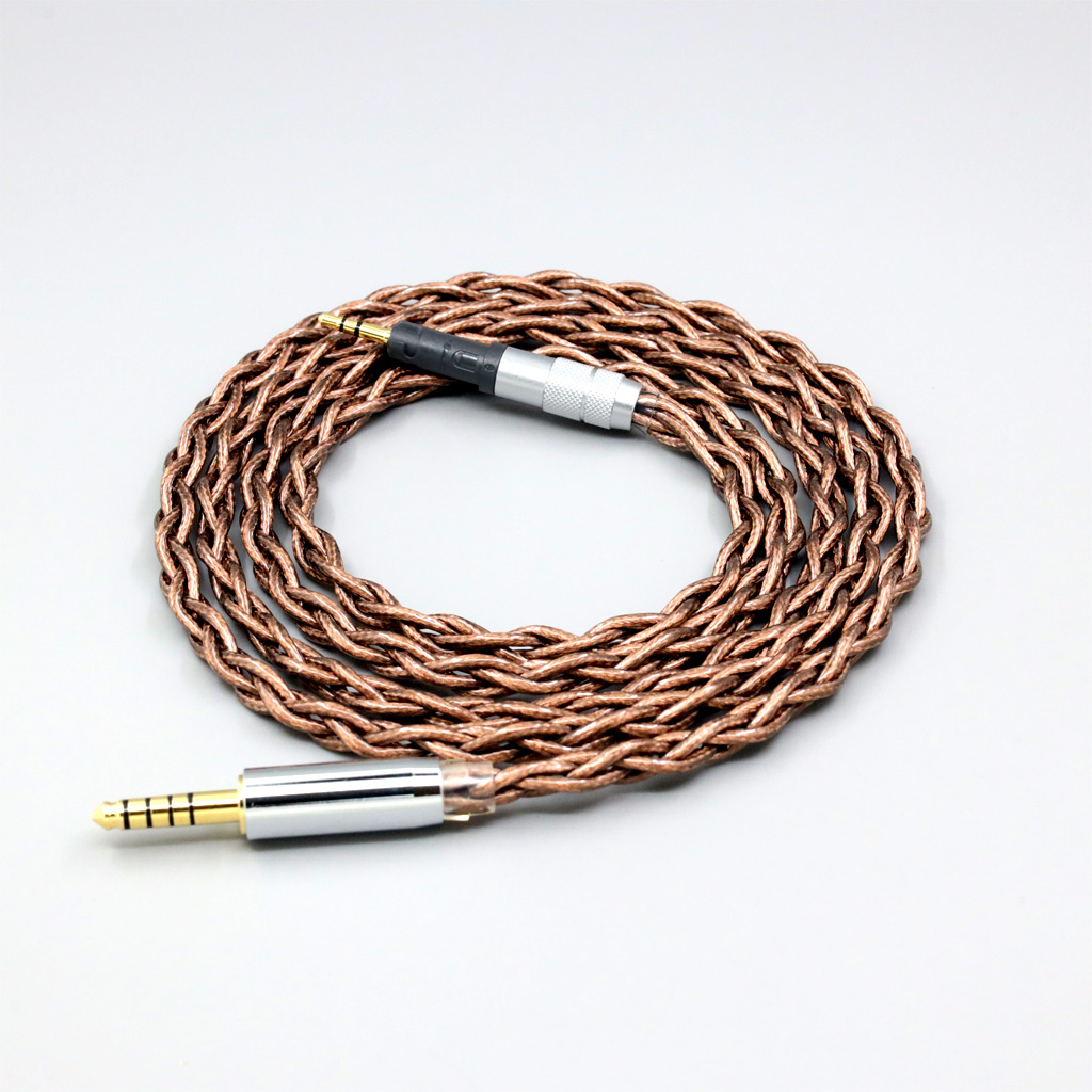 99% 24k Gold 7n Pure Silver Graphene Shield Earphone Cable For Audio Technica ATH-M50x ATH-M40x ATH-M70x ATH-M60x