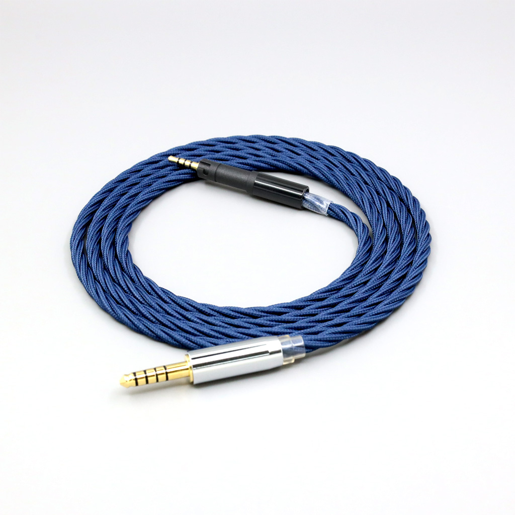 99% Pure Silver OCC Graphene Alloy Full Sleeved Earphone Cable For Sennheiser HD599 HD569 HD 560S HD559 hd560s