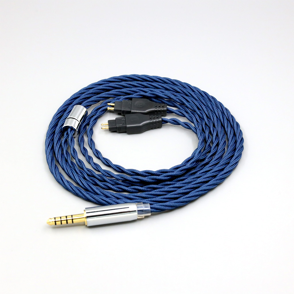 99% Pure Silver OCC Graphene Alloy Full Sleeved Earphone Cable For Sennheiser HD580 HD600 HD650 HDxxx HD660S HD58x HD6xx