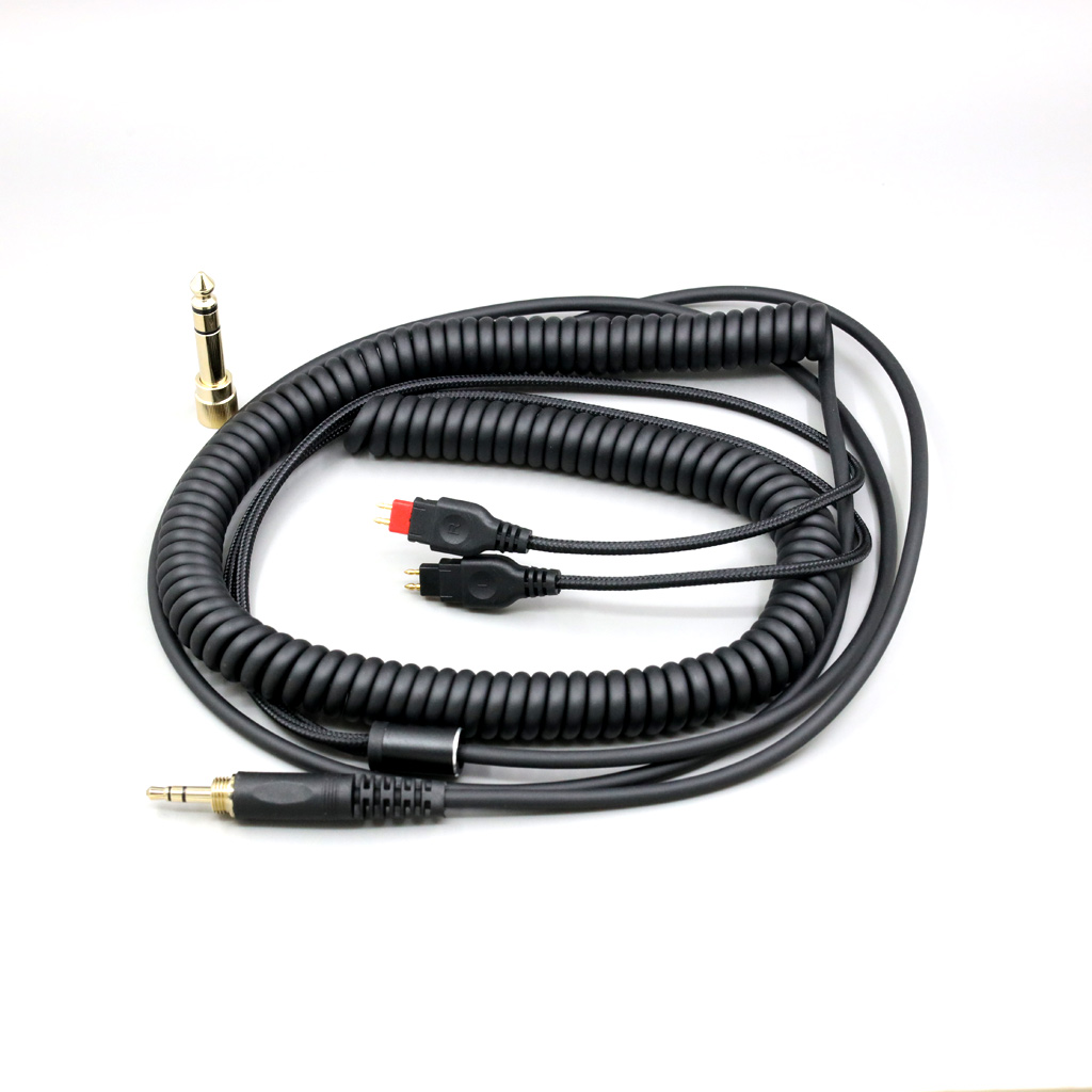 OFC Coiled Cable For Sennheiser HD580 HD600 HD650 HDxxx HD660S2 HD58x HD6xx Headphone