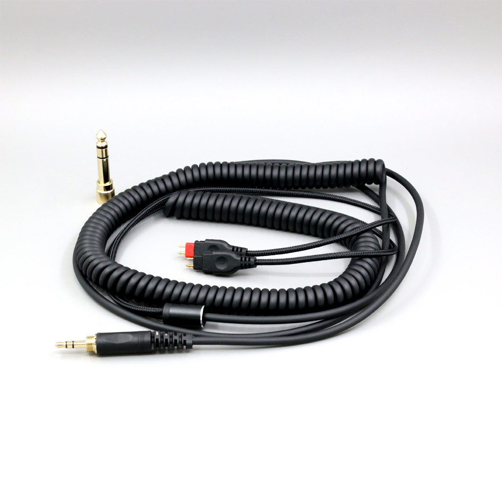 OFC Coiled Cable For Sennheiser HD580 HD600 HD650 HDxxx HD660S2 HD58x HD6xx Headphone