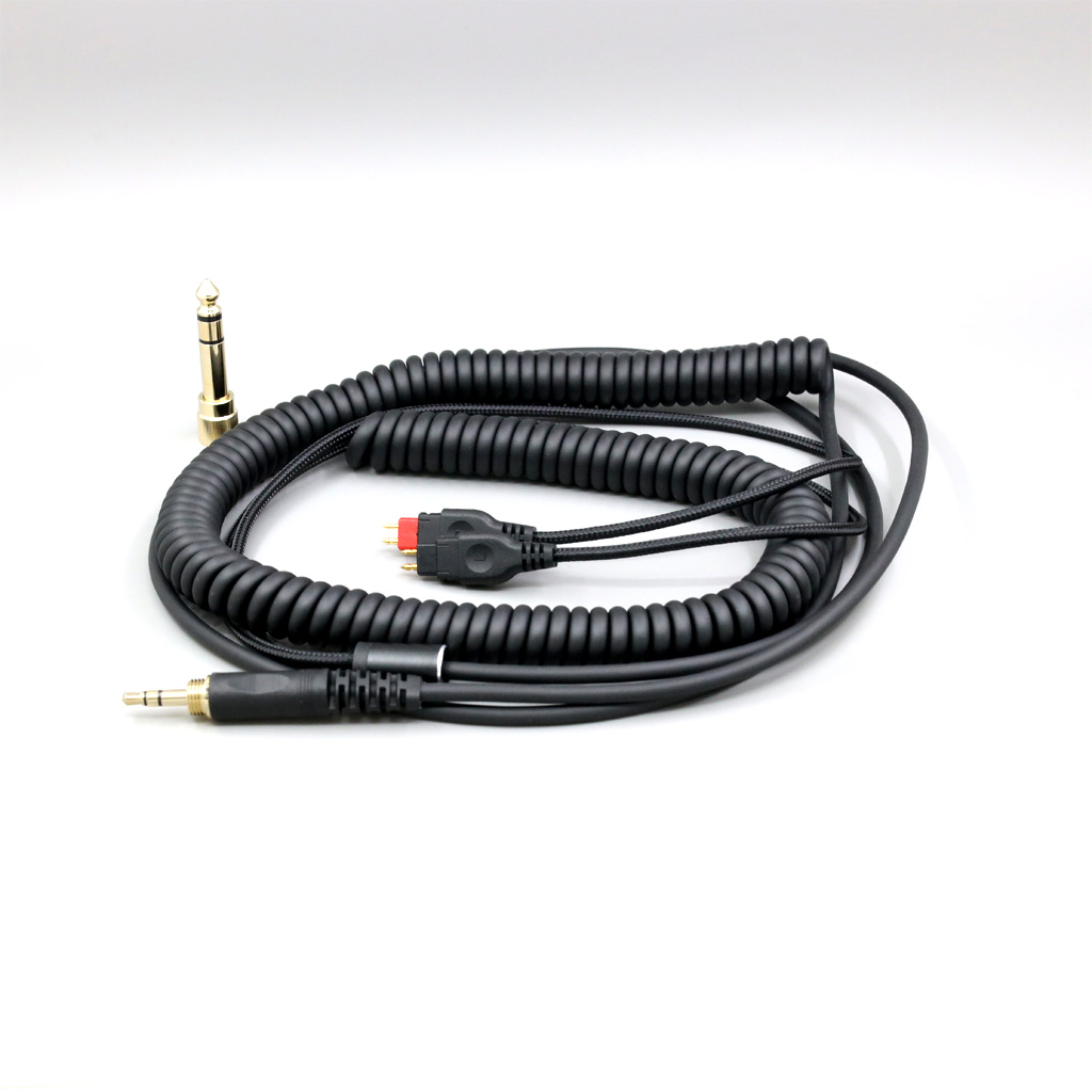 OFC Coiled Cable For Sennheiser HD580 HD600 HD650 HDxxx HD660S2 HD58x HD6xx Headphone