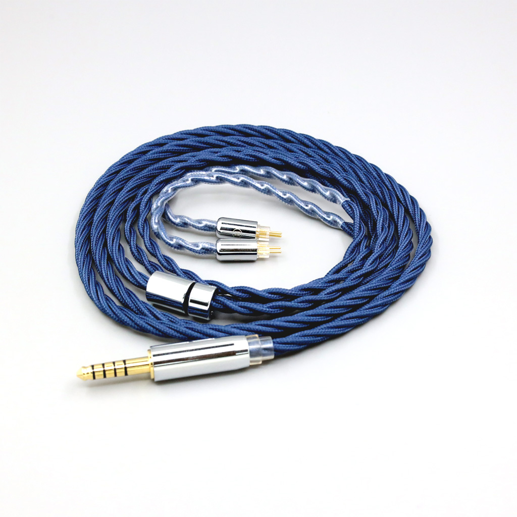 99% Pure Silver OCC Graphene Alloy Full Sleeved Earphone Cable 0.78mm 2pin BA Westone W4r UM3X UM3RC JH13 High Step