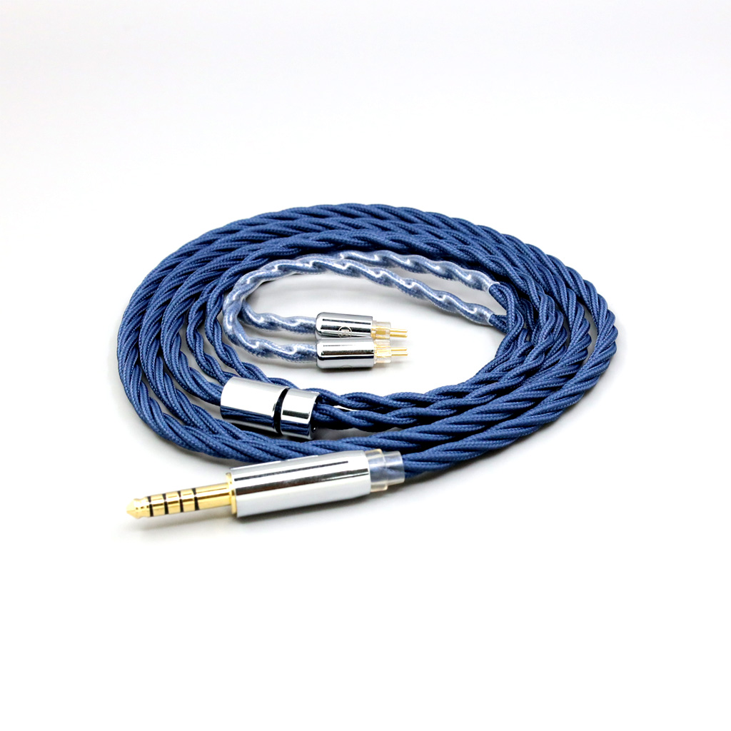 99% Pure Silver OCC Graphene Alloy Full Sleeved Earphone Cable 0.78mm 2pin BA Westone W4r UM3X UM3RC JH13 High Step