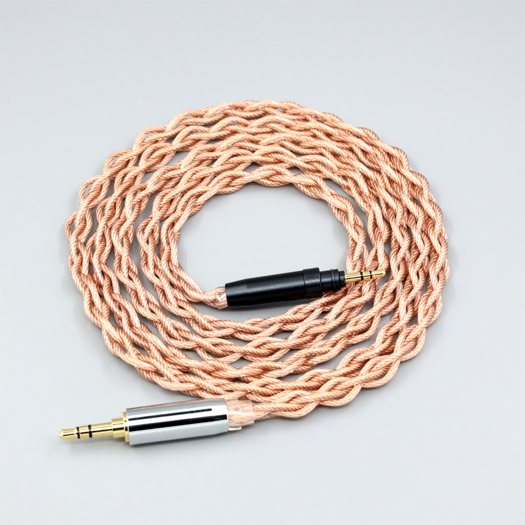 Graphene 7N OCC Shielding Coaxial Mixed Earphone Cable For Shure SRH440A SRH840A Headphone