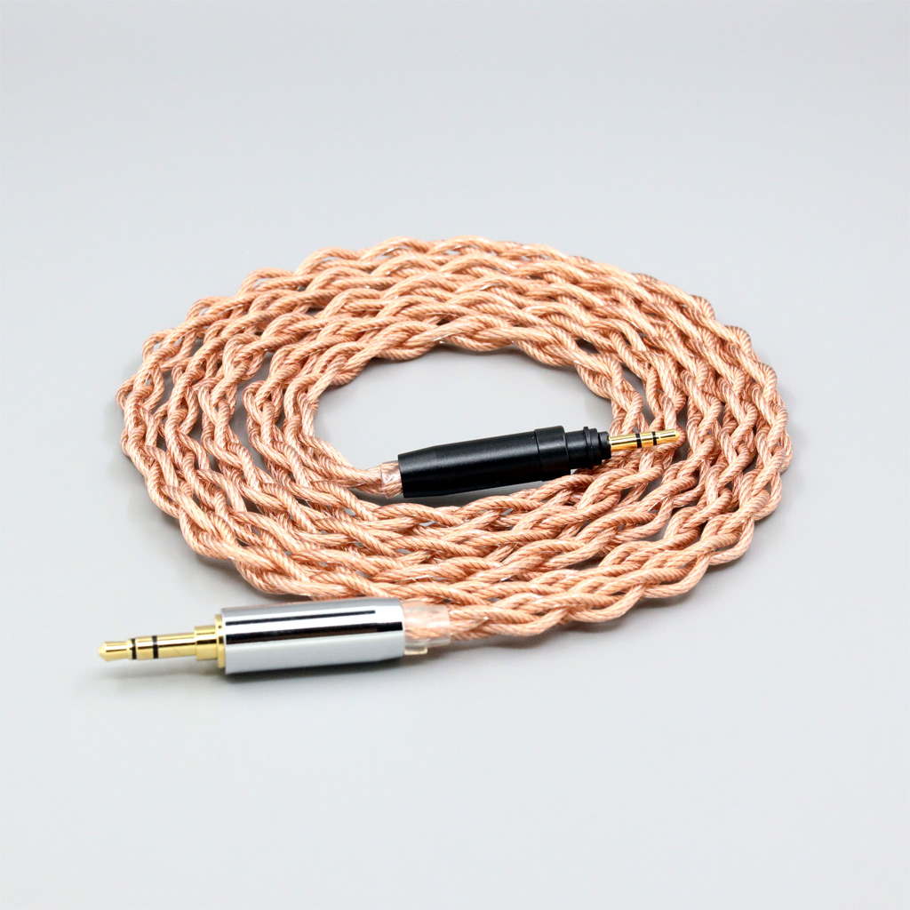 Graphene 7N OCC Shielding Coaxial Mixed Earphone Cable For Shure SRH440A SRH840A Headphone