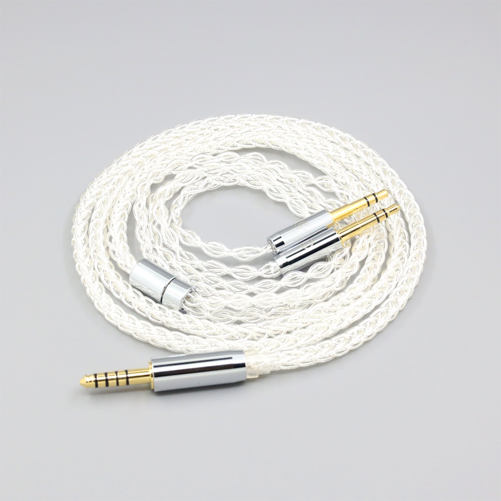 8 Core 99% 7n Pure Silver Palladium Earphone Cable For Crosszone CZ-8a CZ-1 CZ-10 Headphone