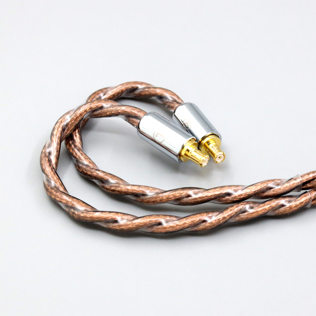 99% 24k Gold 7n Pure Silver Graphene Shield Earphone Cable For Audio Technica ATH-CKR100 CKR90 CKS1100 CKR100IS CKS1100I