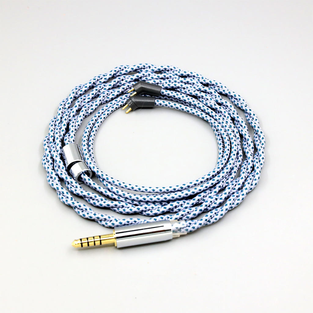 99% Pure Silver Mix Graphene OCC Shielding Earphone Cable For Etymotic ER4B ER4PT ER4S ER6I ER4 2pin