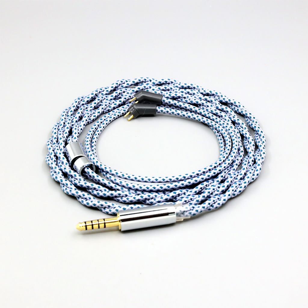 99% Pure Silver Mix Graphene OCC Shielding Earphone Cable For Etymotic ER4B ER4PT ER4S ER6I ER4 2pin