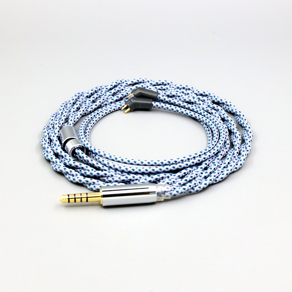 99% Pure Silver Mix Graphene OCC Shielding Earphone Cable For Etymotic ER4B ER4PT ER4S ER6I ER4 2pin