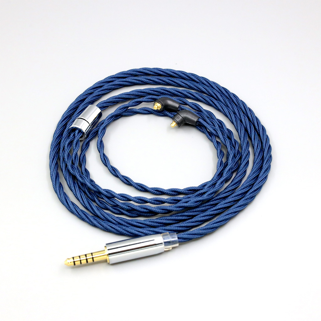 99% Pure Silver OCC Graphene Alloy Full Sleeved Earphone Cable For Etymotic ER4SR ER4XR ER3XR ER3SE ER2XR ER2SE