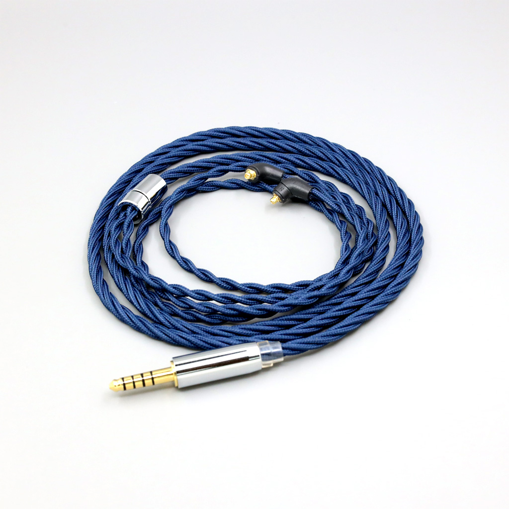 99% Pure Silver OCC Graphene Alloy Full Sleeved Earphone Cable For Etymotic ER4SR ER4XR ER3XR ER3SE ER2XR ER2SE