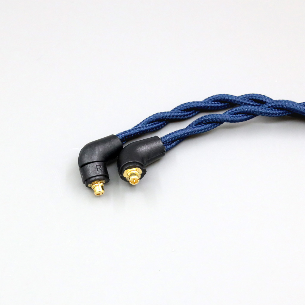 99% Pure Silver OCC Graphene Alloy Full Sleeved Earphone Cable For Etymotic ER4SR ER4XR ER3XR ER3SE ER2XR ER2SE