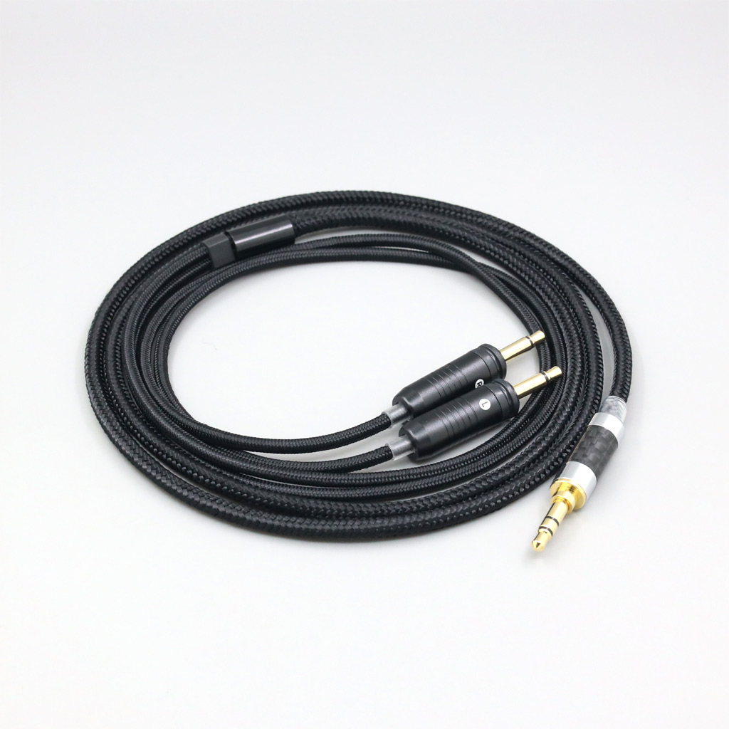 Super Soft Headphone Nylon OFC Cable For Focal Clear Elear Elex Elegia Stellia Celestee radiance Earphone