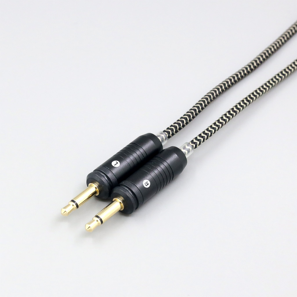 2 Core 2.8mm Litz OFC Earphone Shield Braided Cable For Focal Clear Elear Elex Elegia Stellia Celestee radiance