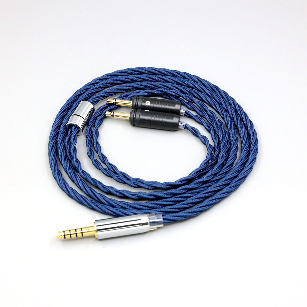 99% Pure Silver OCC Graphene Alloy Full Sleeved Earphone Cable For Focal Clear Elear Elex Elegia Stellia Celestee Radiance