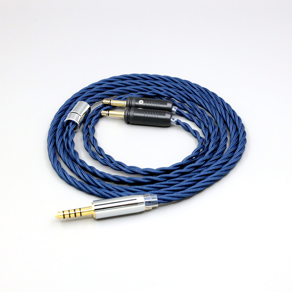 99% Pure Silver OCC Graphene Alloy Full Sleeved Earphone Cable For Focal Clear Elear Elex Elegia Stellia Celestee Radiance