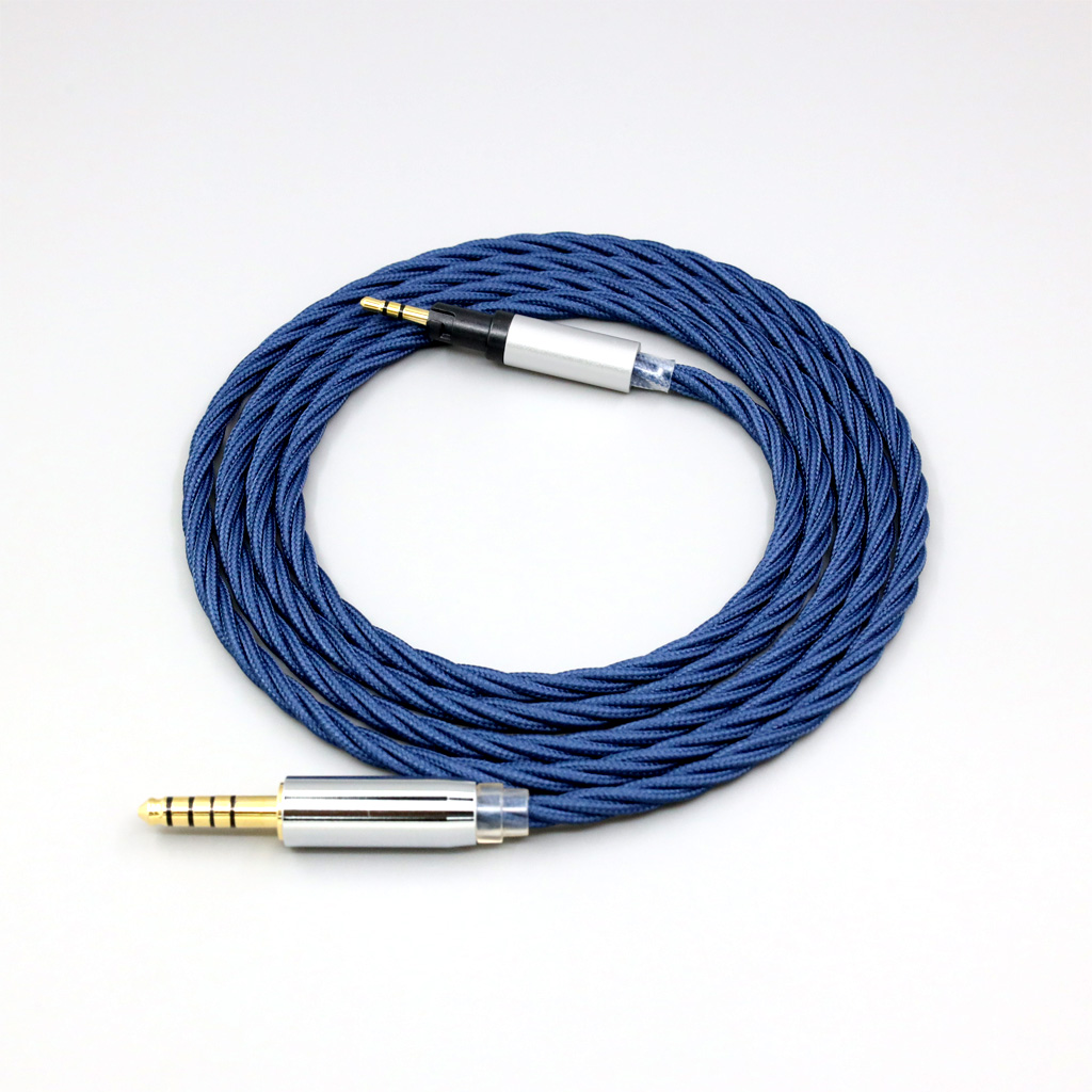 99% Pure Silver OCC Graphene Alloy Full Sleeved Earphone Cable For Austrian Audio Hi-X15 Hi-X65 Hi-X50 X55 Headphones