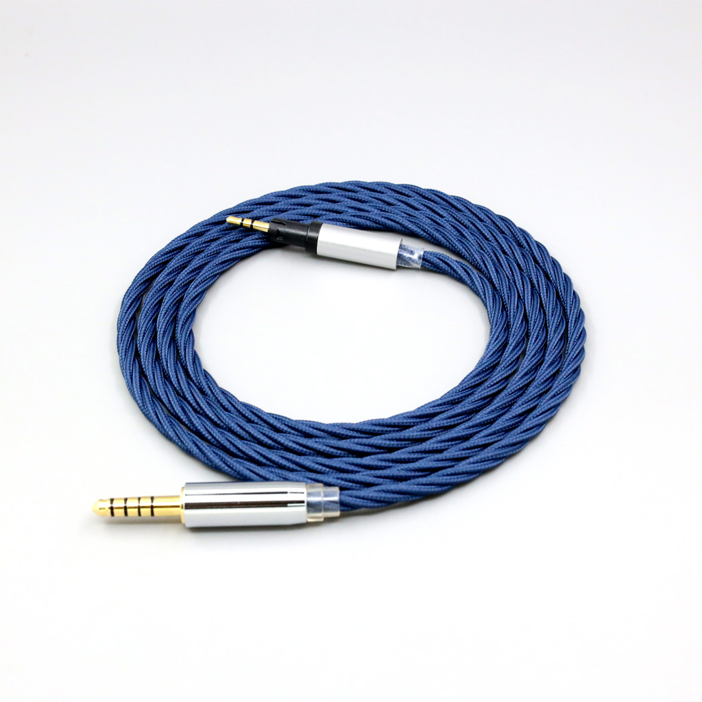 99% Pure Silver OCC Graphene Alloy Full Sleeved Earphone Cable For Austrian Audio Hi-X15 Hi-X65 Hi-X50 X55 Headphones
