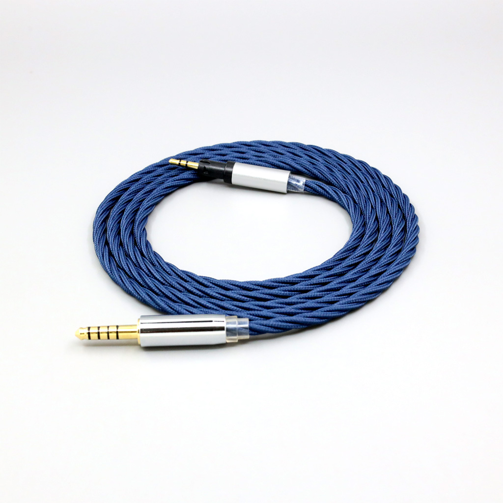 99% Pure Silver OCC Graphene Alloy Full Sleeved Earphone Cable For Austrian Audio Hi-X15 Hi-X65 Hi-X50 X55 Headphones