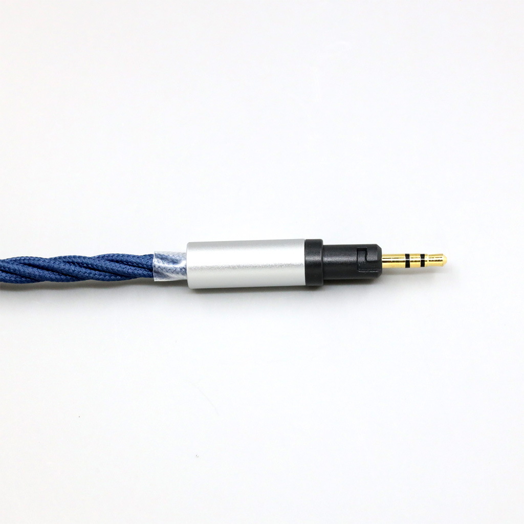 99% Pure Silver OCC Graphene Alloy Full Sleeved Earphone Cable For Austrian Audio Hi-X15 Hi-X65 Hi-X50 X55 Headphones