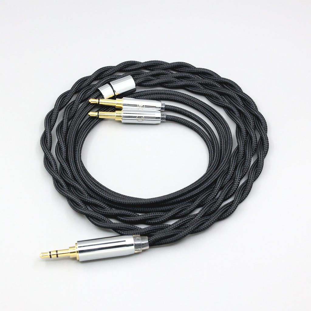 Nylon 99% Pure Silver Palladium Graphene Gold Shield Cable For Hifiman Sundara Ananda HE1000se HE6se he400se Arya He-35x X