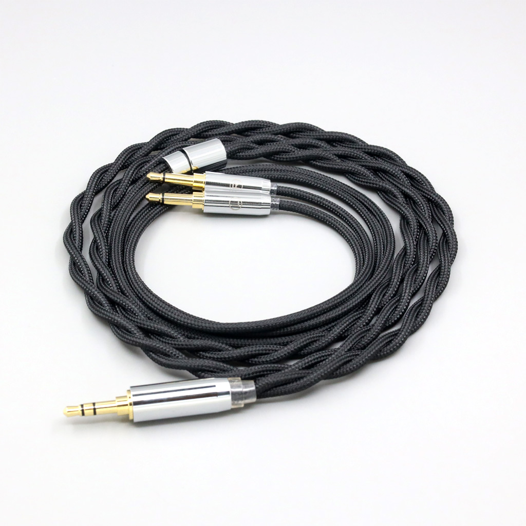 Nylon 99% Pure Silver Palladium Graphene Gold Shield Cable For Hifiman Sundara Ananda HE1000se HE6se he400se Arya He-35x X