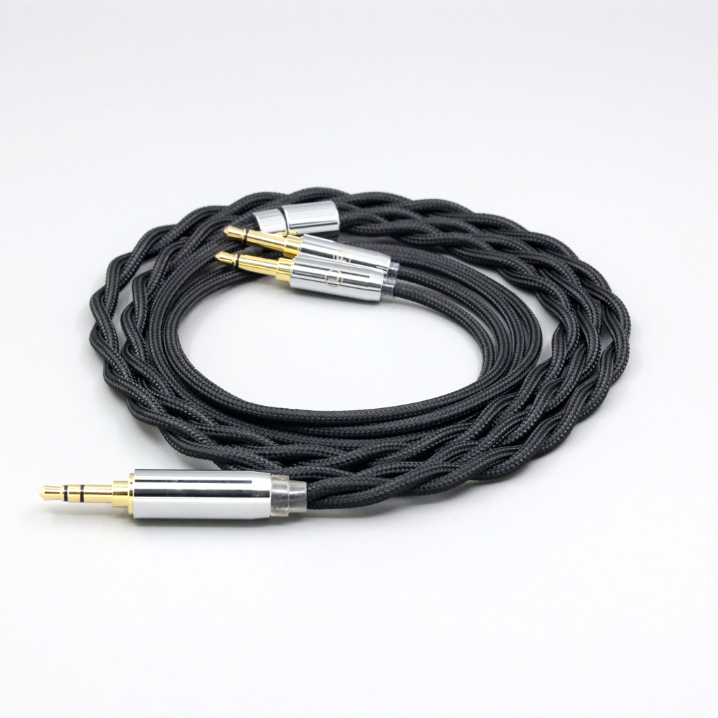 Nylon 99% Pure Silver Palladium Graphene Gold Shield Cable For Hifiman Sundara Ananda HE1000se HE6se he400se Arya He-35x X