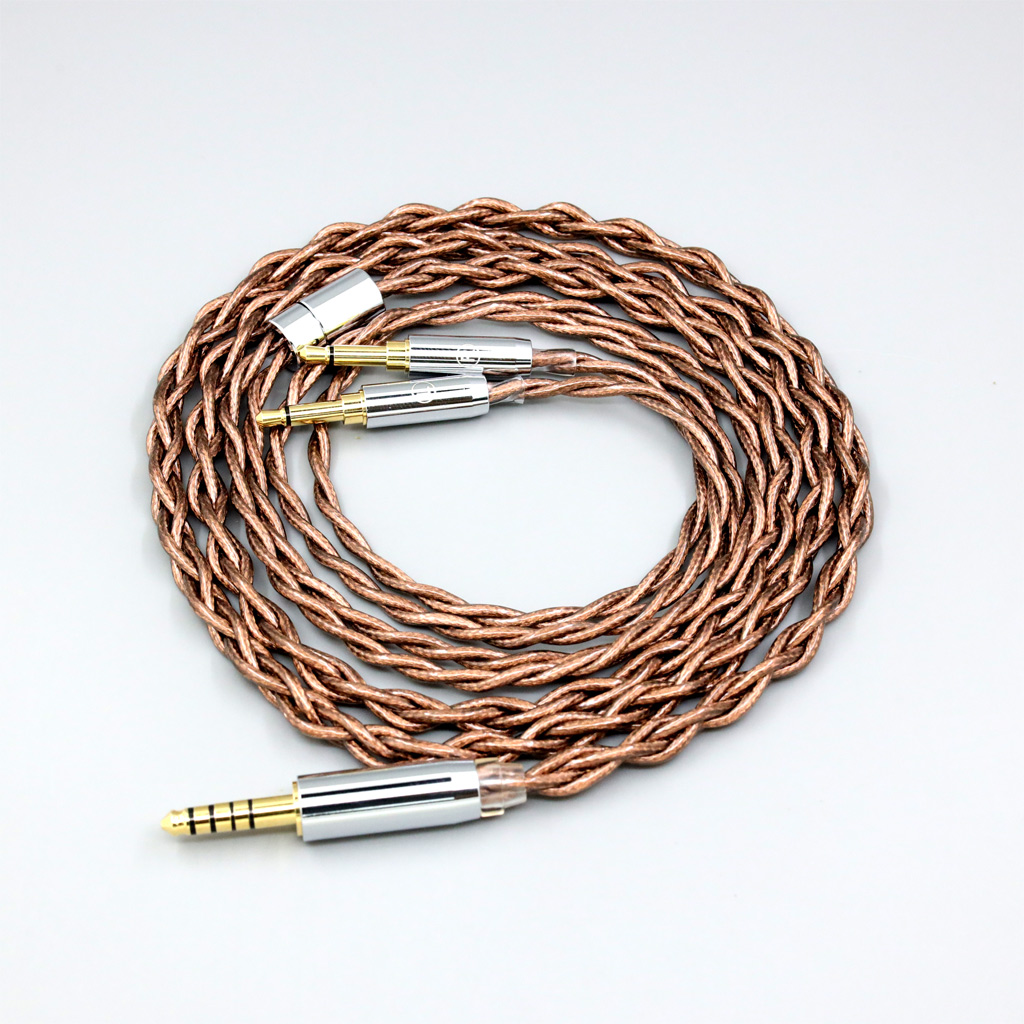 99% 24k Gold 7n Pure Silver Graphene Shield Earphone Cable For Hifiman Sundara Ananda HE1000se HE6se he400se Arya He-35x