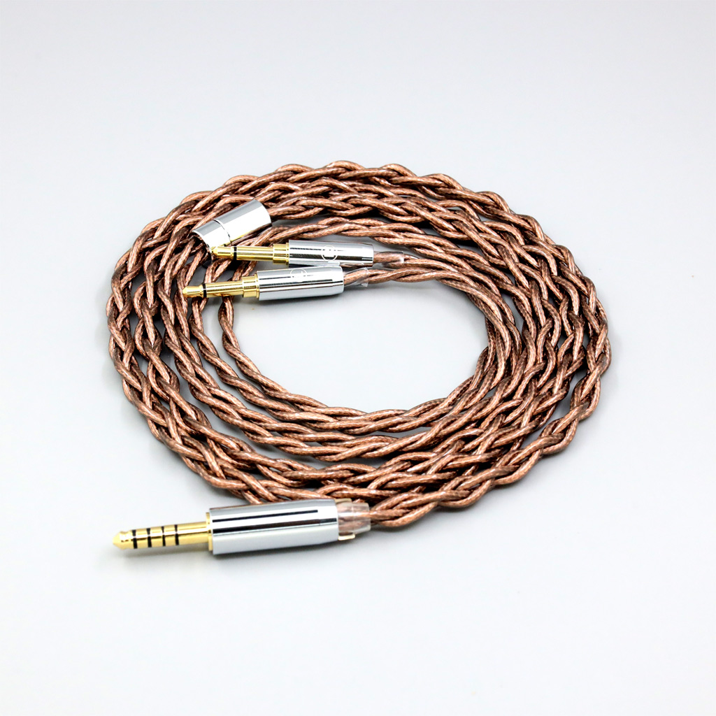 99% 24k Gold 7n Pure Silver Graphene Shield Earphone Cable For Hifiman Sundara Ananda HE1000se HE6se he400se Arya He-35x