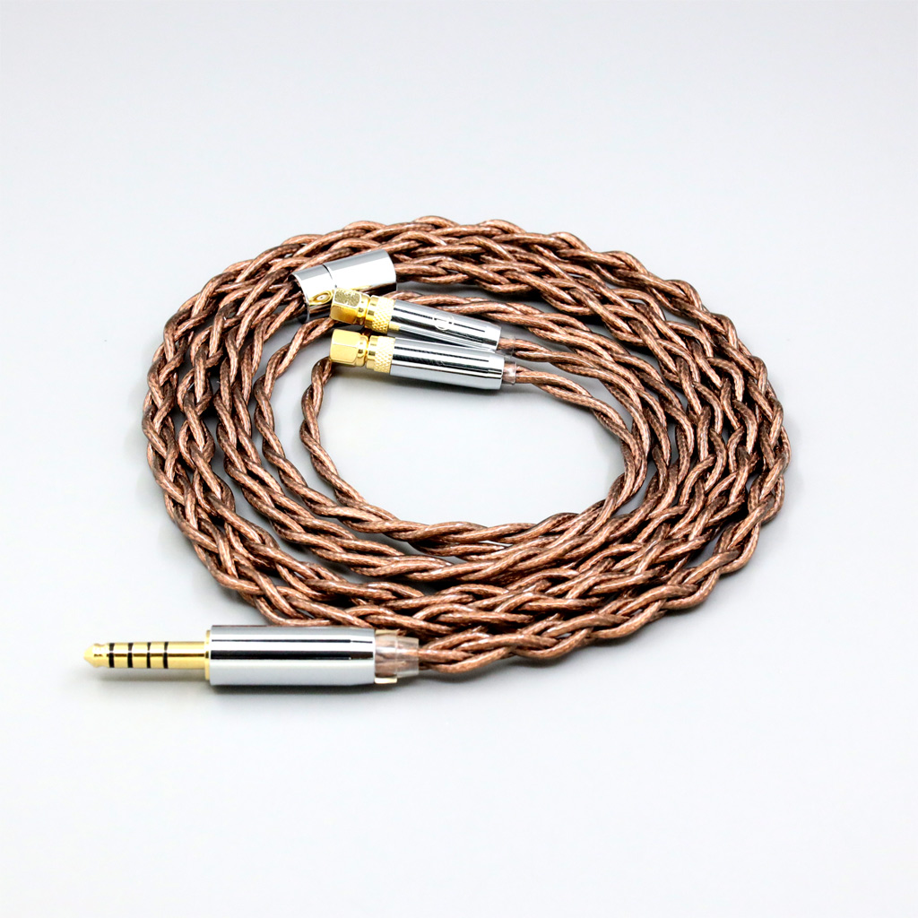 99% 24k Gold 7n Pure Silver Graphene Shield Earphone Cable For HiFiMan HE400 HE5 HE6 HE300 HE4 HE500 HE6 Headphone