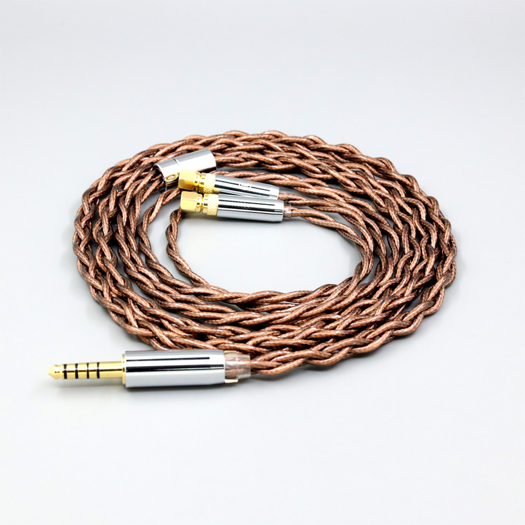 99% 24k Gold 7n Pure Silver Graphene Shield Earphone Cable For HiFiMan HE400 HE5 HE6 HE300 HE4 HE500 HE6 Headphone
