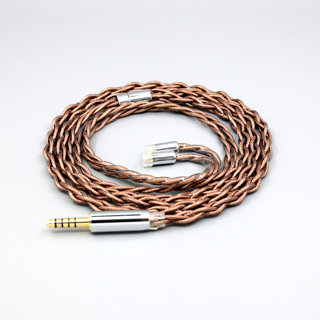 99% 24k Gold 7n Pure Silver Graphene Shield Earphone Cable For Sennheiser IE8 IE8i IE80 IE80s Metal Pin