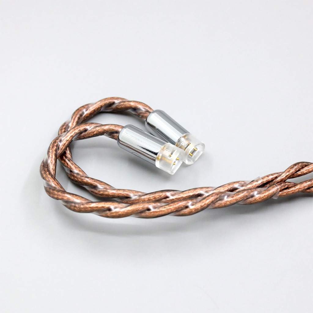 99% 24k Gold 7n Pure Silver Graphene Shield Earphone Cable For Sennheiser IE8 IE8i IE80 IE80s Metal Pin