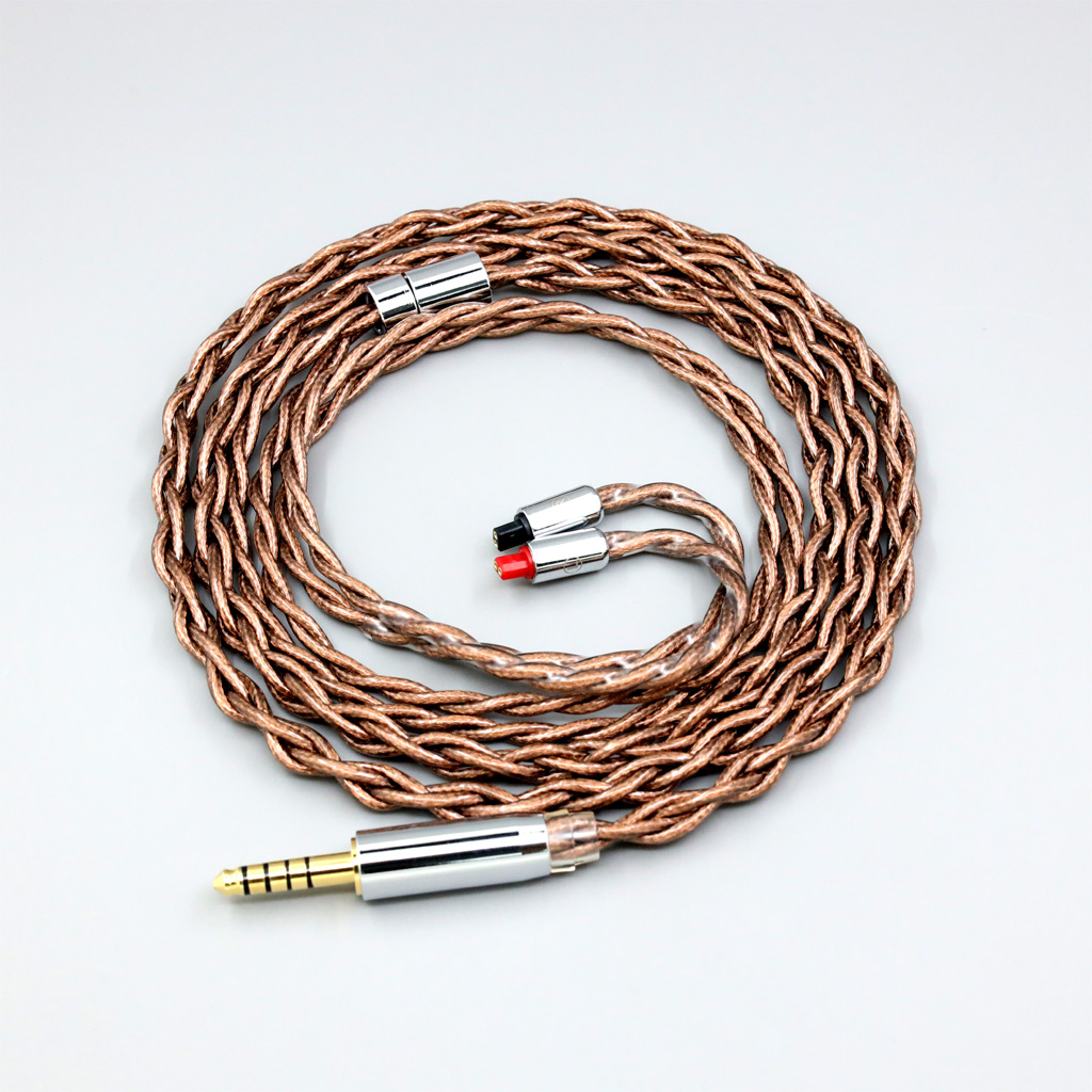 99% 24k Gold 7n Pure Silver Graphene Shield Earphone Cable for Audio-Technica ATH-IM50 IM70 IM01 IM02 IM03 IM04