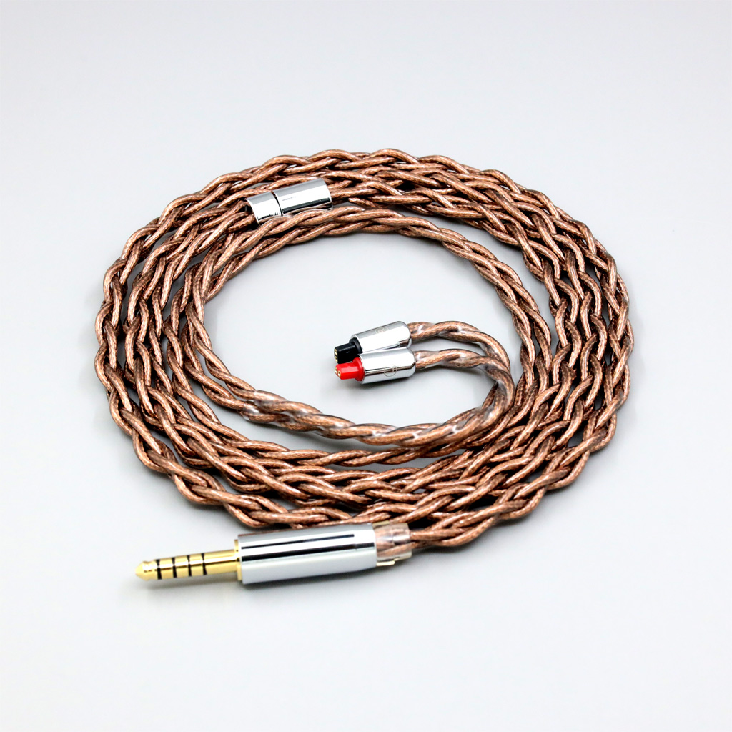 99% 24k Gold 7n Pure Silver Graphene Shield Earphone Cable for Audio-Technica ATH-IM50 IM70 IM01 IM02 IM03 IM04