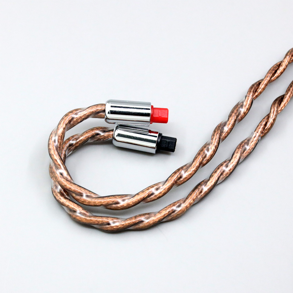 99% 24k Gold 7n Pure Silver Graphene Shield Earphone Cable for Audio-Technica ATH-IM50 IM70 IM01 IM02 IM03 IM04