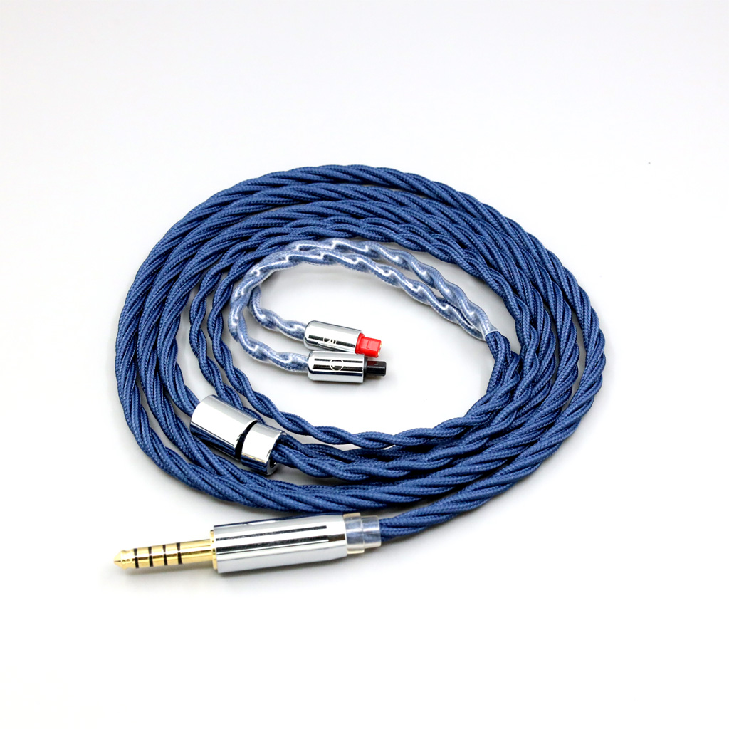 99% Pure Silver OCC Graphene Alloy Full Sleeved Earphone Cable for Audio-Technica ATH-IM50 IM70 IM01 IM02 IM03 IM04