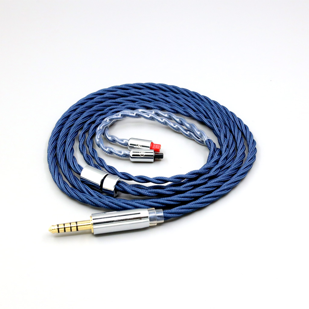 99% Pure Silver OCC Graphene Alloy Full Sleeved Earphone Cable for Audio-Technica ATH-IM50 IM70 IM01 IM02 IM03 IM04