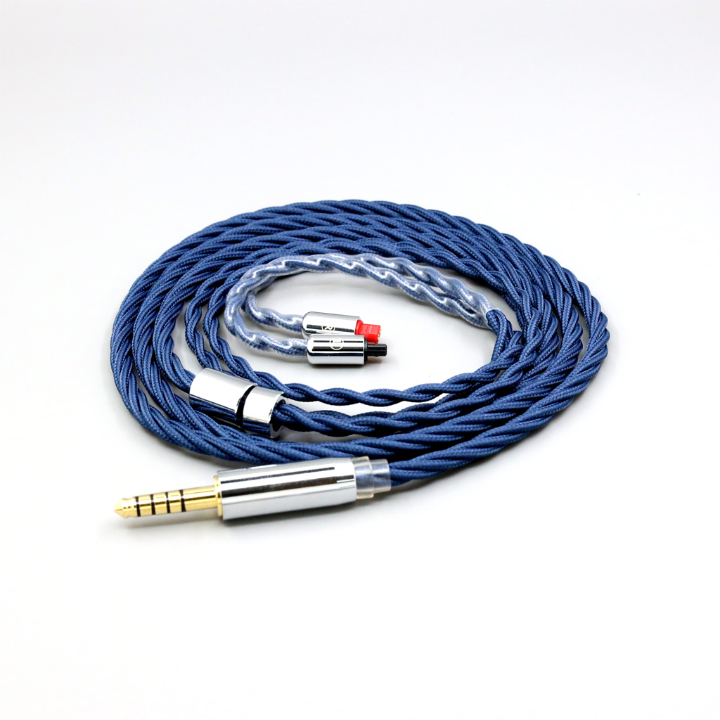 99% Pure Silver OCC Graphene Alloy Full Sleeved Earphone Cable for Audio-Technica ATH-IM50 IM70 IM01 IM02 IM03 IM04