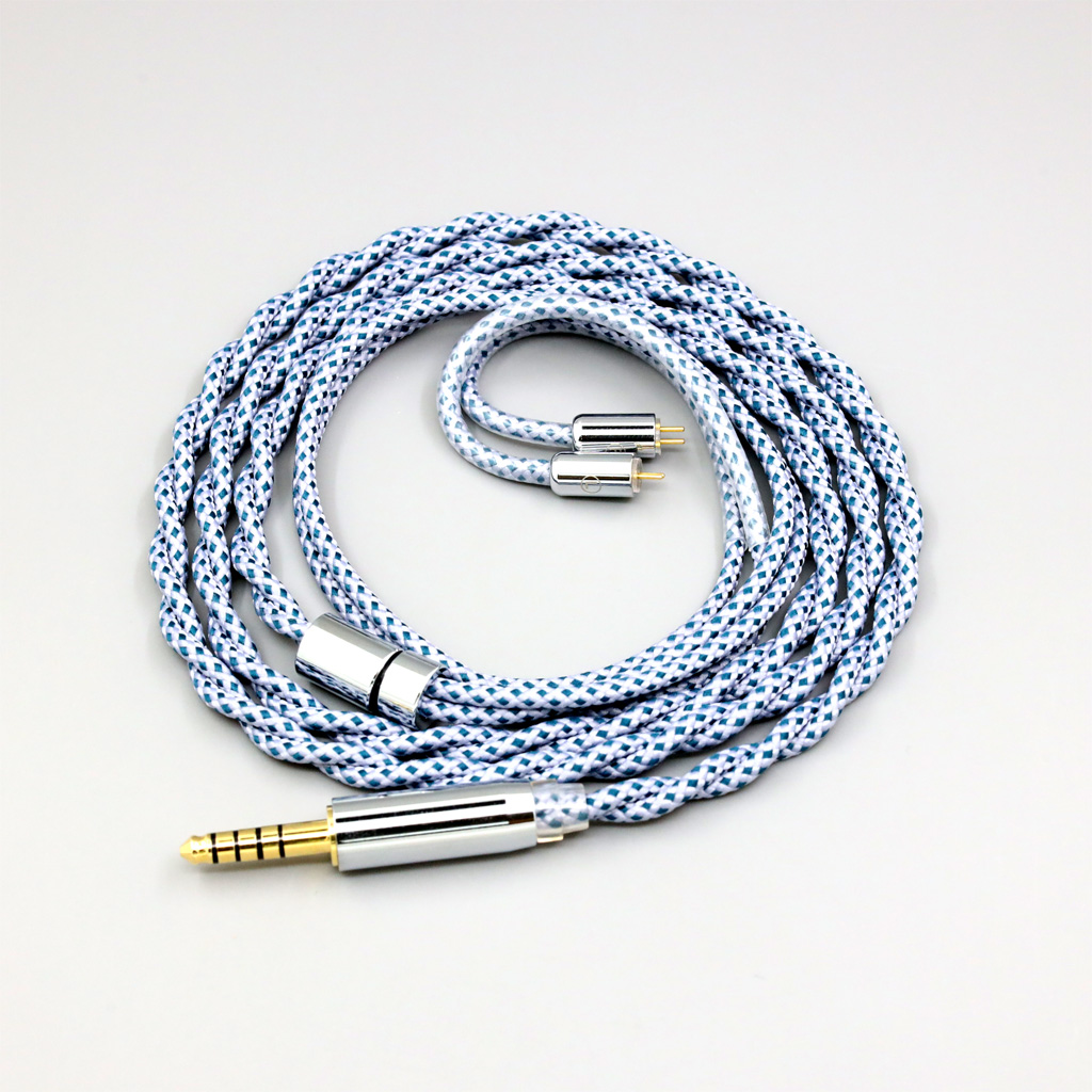99% Pure Silver Graphene OCC Shielding Earphone Cable For IEM 0.78mm Flat Step JH Audio JH16 Pro JH11 Pro 5 6 7 2pin