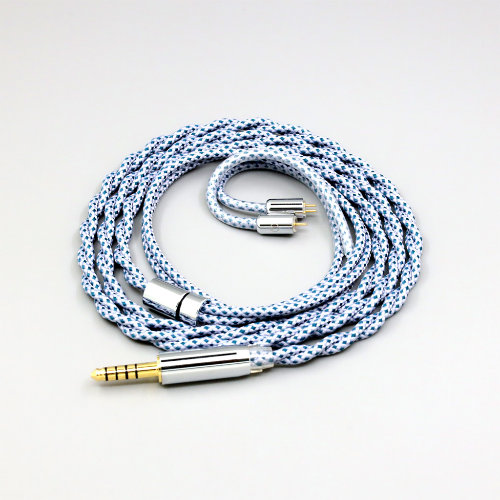 99% Pure Silver Graphene OCC Shielding Earphone Cable For IEM 0.78mm Flat Step JH Audio JH16 Pro JH11 Pro 5 6 7 2pin