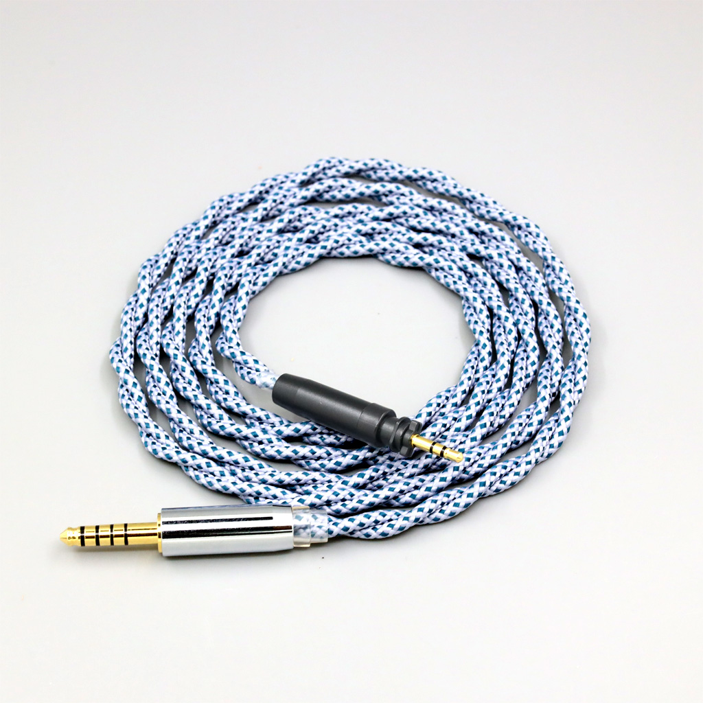 99% Pure Silver Mix Graphene OCC Shielding Earphone Cable For Shure SRH440A SRH840A Headphone