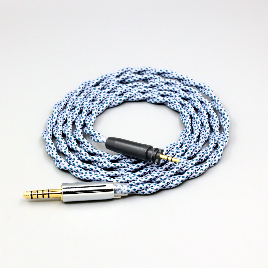 99% Pure Silver Mix Graphene OCC Shielding Earphone Cable For Shure SRH440A SRH840A Headphone