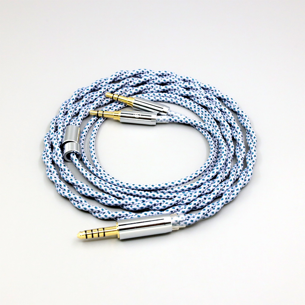 99% Pure Silver Mix Graphene OCC Shielding Earphone Cable For Onkyo A800 Philips Fidelio X3 Kennerton Jord